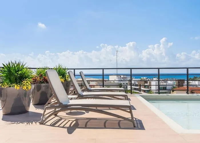 Hébergement de vacances Luxury 2bd 2ba Ocean View 200m From Playa del Carmen